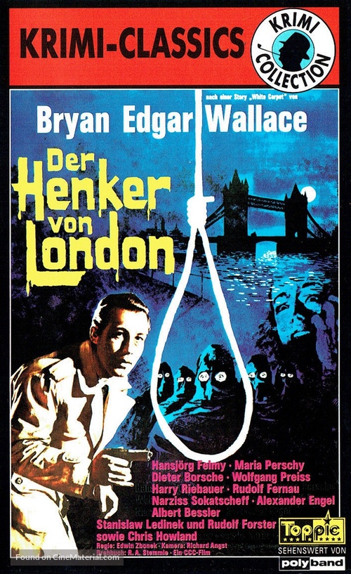 Der Henker von London - German VHS movie cover