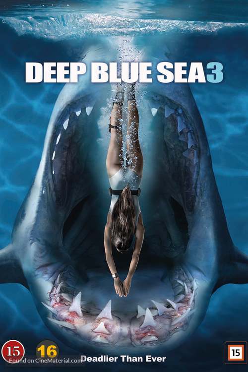 Deep Blue Sea 3 - Swedish Movie Cover