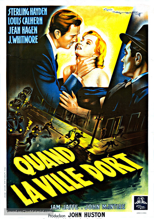 The Asphalt Jungle - French Movie Poster