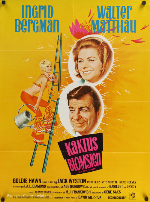 Cactus Flower - Danish Movie Poster