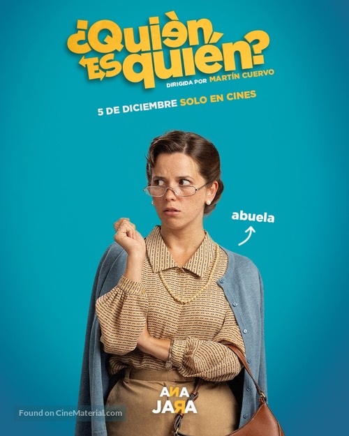 &iquest;Qui&eacute;n es qui&eacute;n? - Spanish Movie Poster