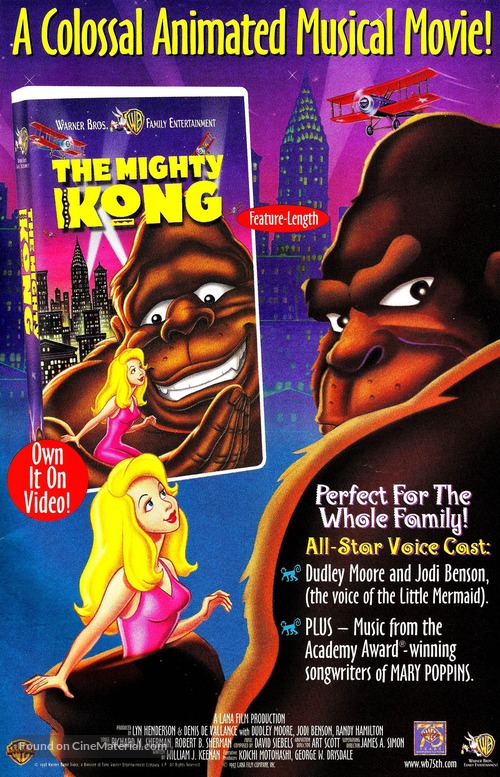 The Mighty Kong (1998) video release movie poster