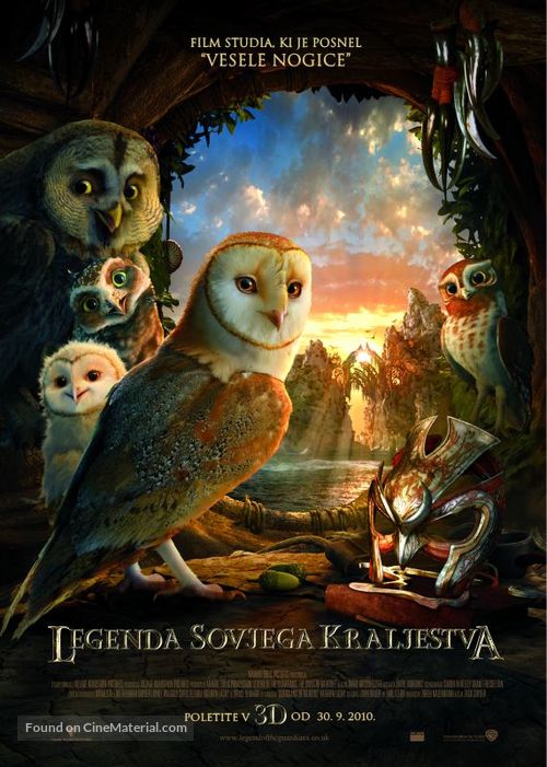 Legend of the Guardians: The Owls of Ga&#039;Hoole - Slovenian Movie Poster