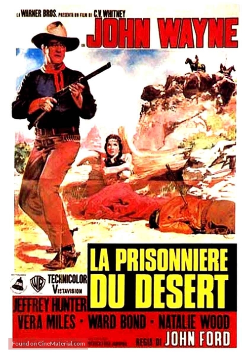 The Searchers - French Movie Poster