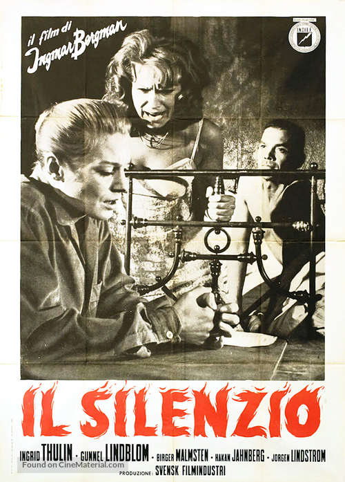 Tystnaden - Italian Movie Poster