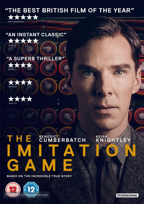The Imitation Game - British DVD movie cover