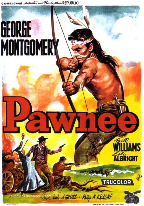 Pawnee - Belgian Movie Poster
