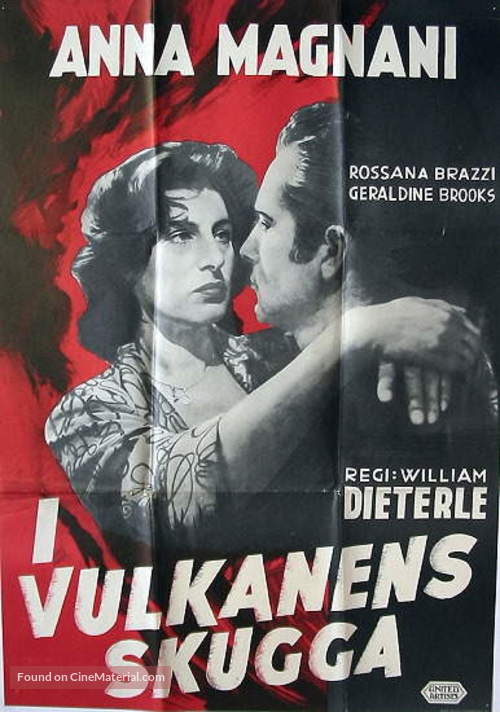 Vulcano - Swedish Movie Poster