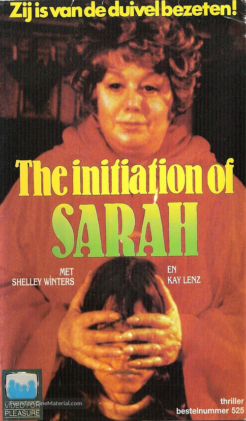 The Initiation of Sarah - Dutch VHS movie cover