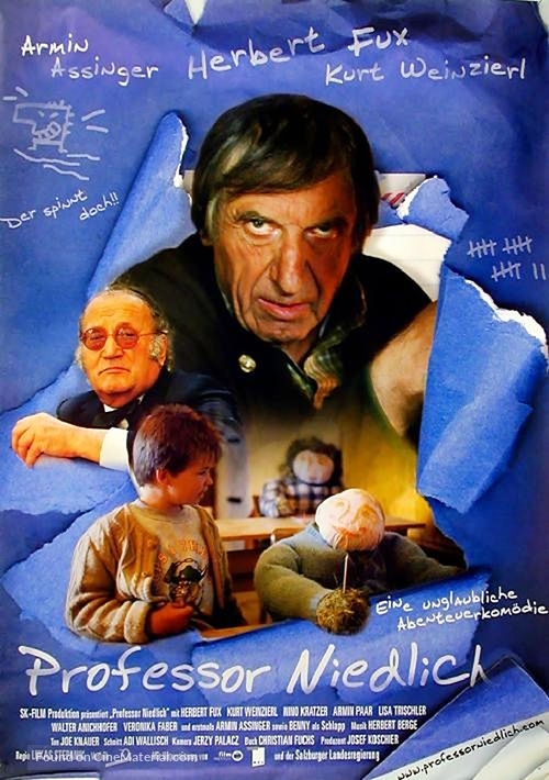 Professor Niedlich - German Movie Poster