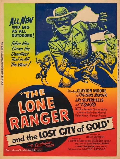 The Lone Ranger and the Lost City of Gold - Movie Poster