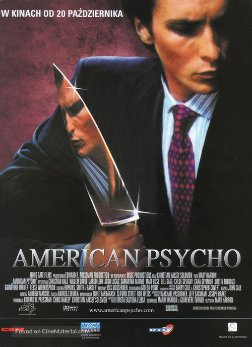 American Psycho - Polish Movie Poster