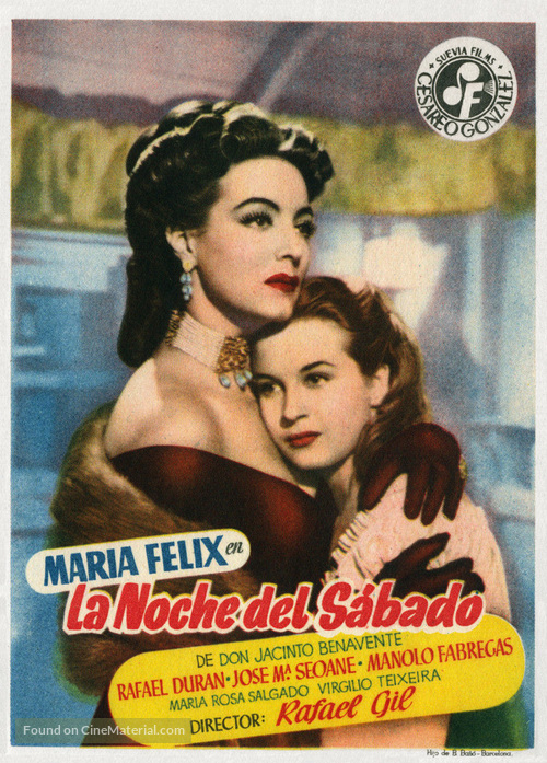 La noche del s&aacute;bado - Spanish Movie Poster