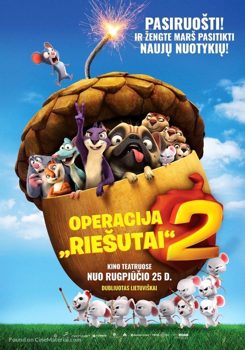 The Nut Job 2 - Lithuanian Movie Poster