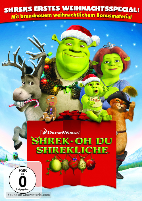 Shrek the Halls - German Movie Cover