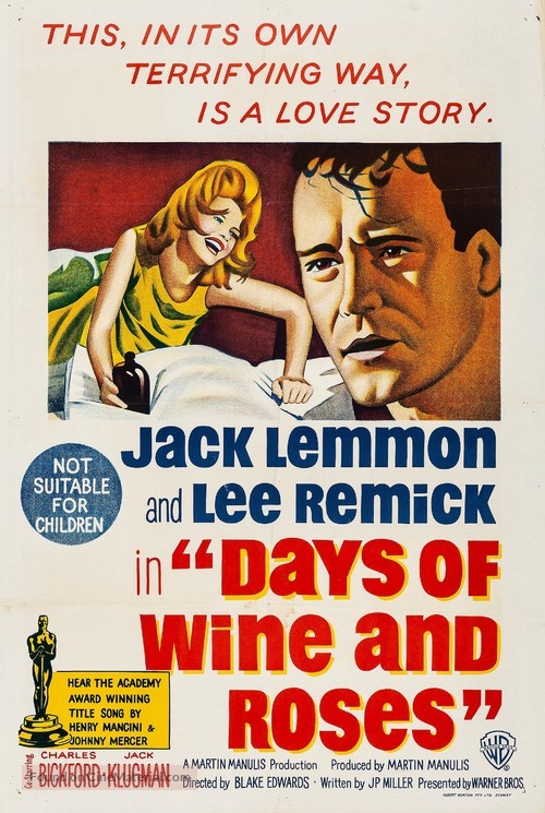 Days of Wine and Roses - Australian Movie Poster