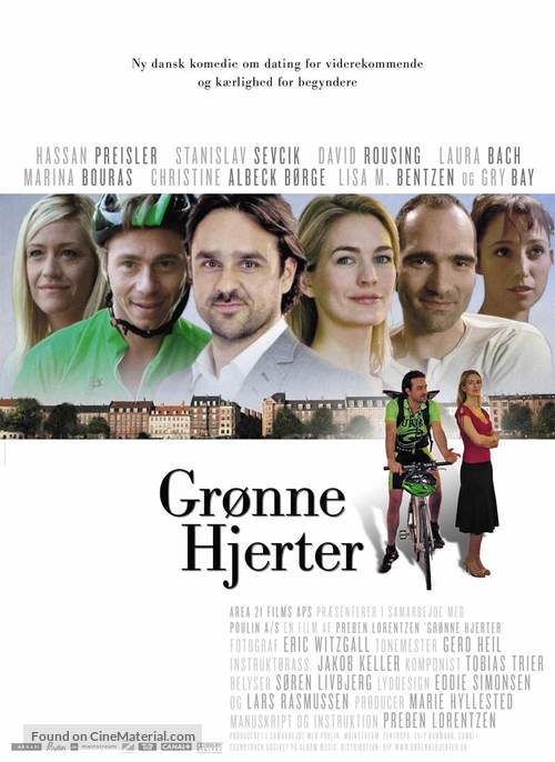 Gr&oslash;nne hjerter - Danish poster