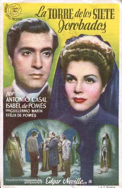 La torre de los siete jorobados - Spanish Movie Poster