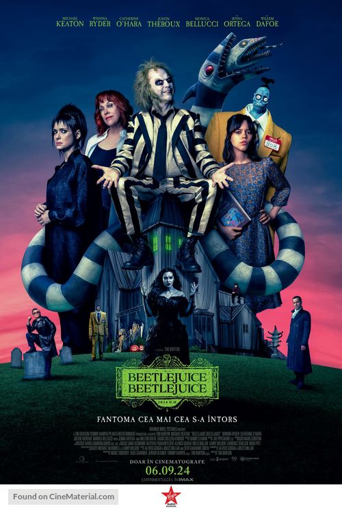 Beetlejuice Beetlejuice - Romanian Movie Poster