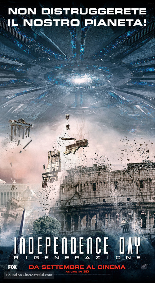 Independence Day: Resurgence - Italian Movie Poster
