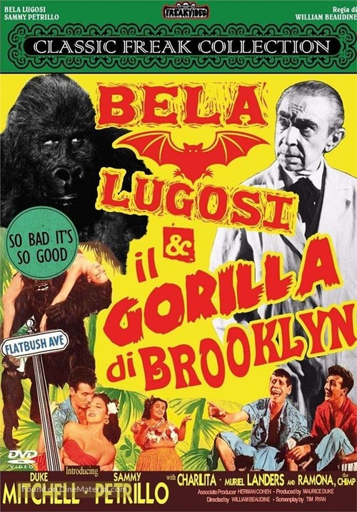 Bela Lugosi Meets a Brooklyn Gorilla - Italian DVD movie cover