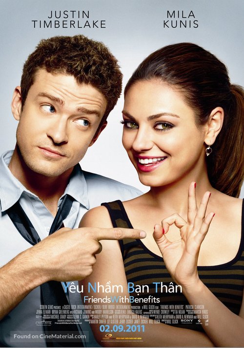 Friends with Benefits - Vietnamese Movie Poster