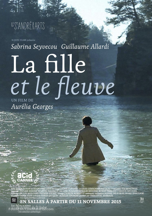 La fille et le fleuve - French Movie Poster