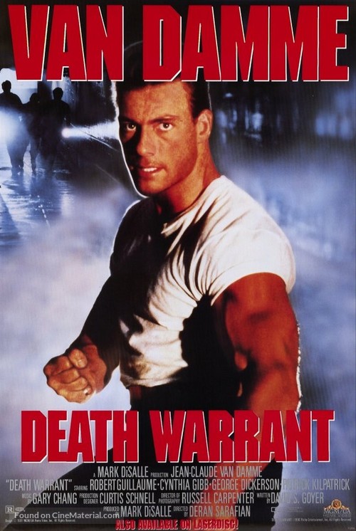 Death Warrant - Video release movie poster