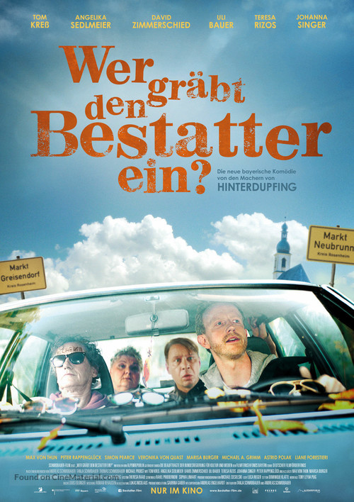 Wer gr&auml;bt den Bestatter ein? - German Movie Poster