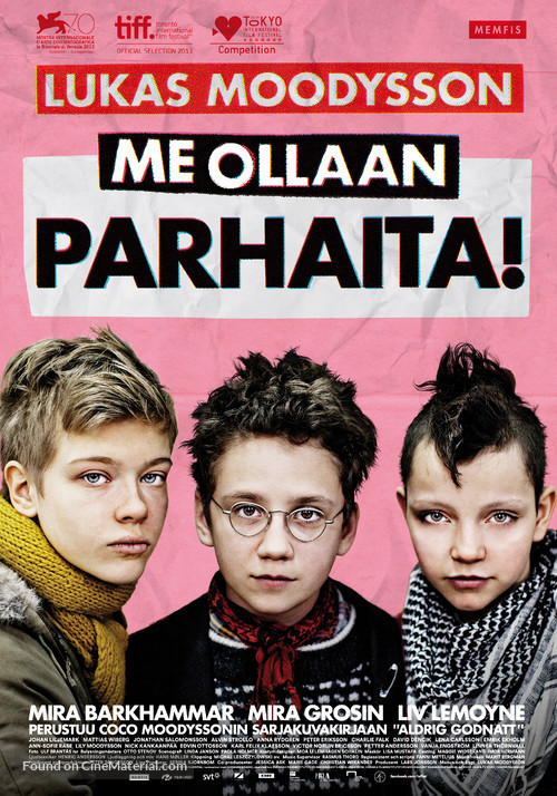 Vi &auml;r b&auml;st! - Finnish Movie Poster