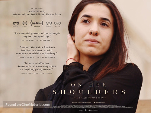 On Her Shoulders - British Movie Poster