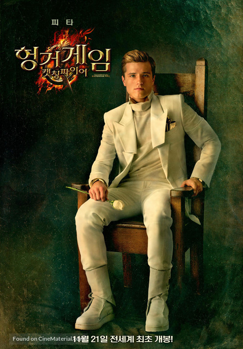 The Hunger Games: Catching Fire - South Korean Movie Poster