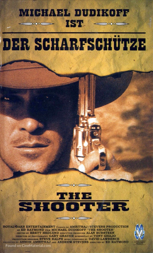The Shooter - German VHS movie cover