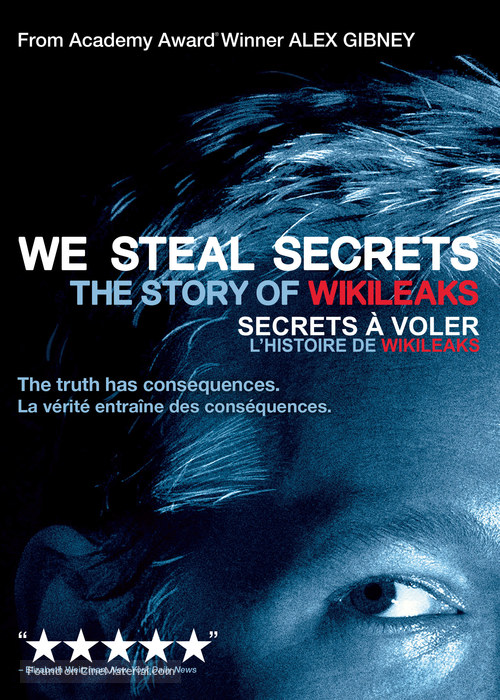 We Steal Secrets: The Story of WikiLeaks - Canadian DVD movie cover