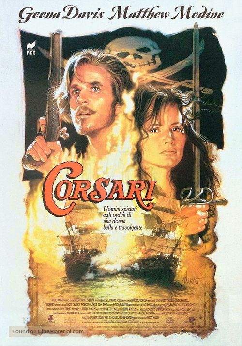 Cutthroat Island - Italian Movie Poster