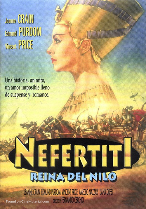 Nefertiti, regina del Nilo - Spanish Movie Cover