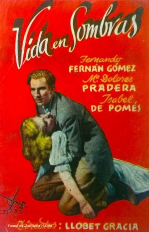 Vida en sombras - Spanish Movie Poster
