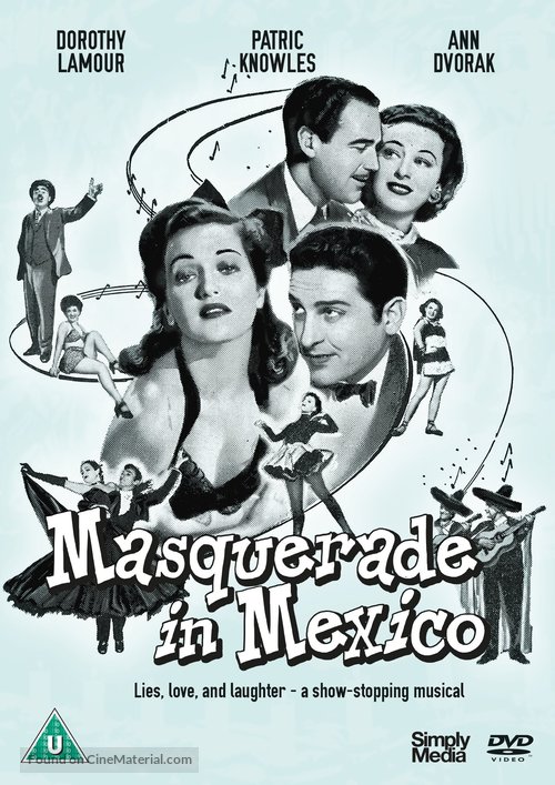 Masquerade in Mexico - British DVD movie cover
