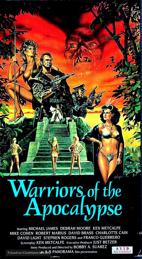 Warriors of the Apocalypse - VHS movie cover