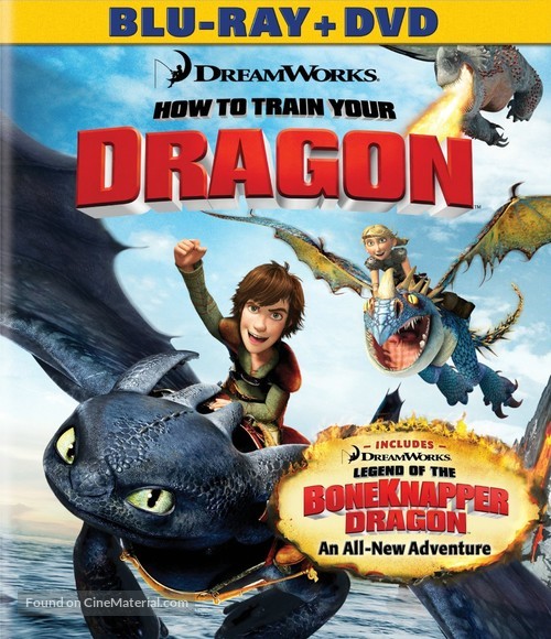 How to Train Your Dragon - Blu-Ray movie cover