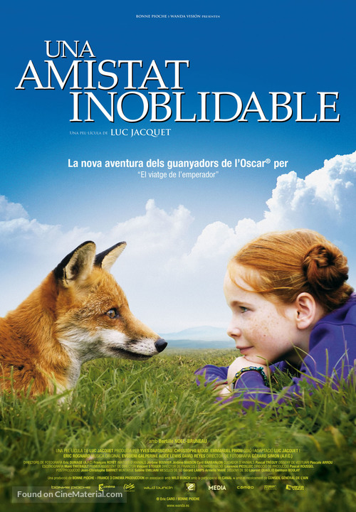 Le renard et l&#039;enfant - Spanish Movie Poster