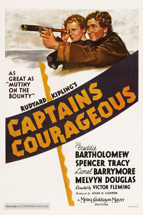 Captains Courageous - British Movie Poster