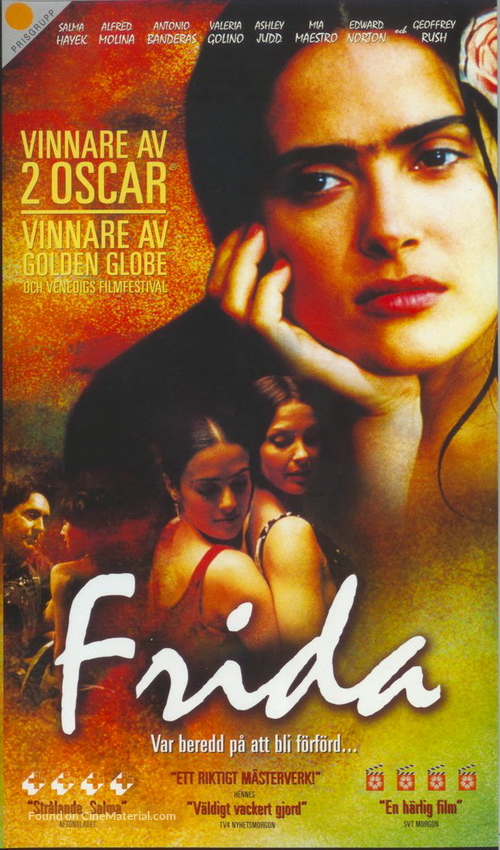 Frida - Swedish VHS movie cover