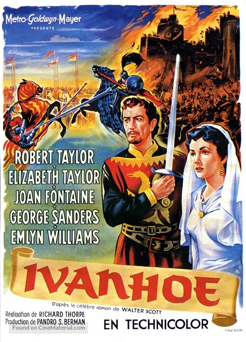 Ivanhoe - French Movie Poster