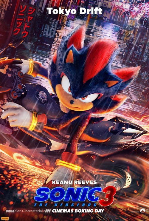 Sonic the Hedgehog 3 - Australian Movie Poster