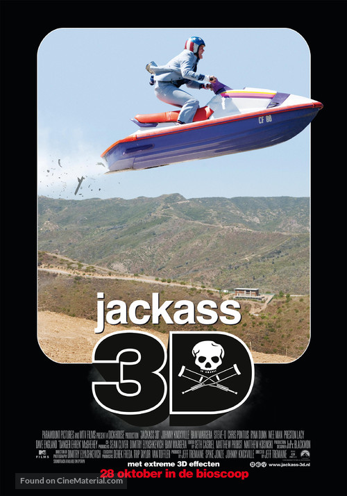 Jackass 3D - Dutch Movie Poster