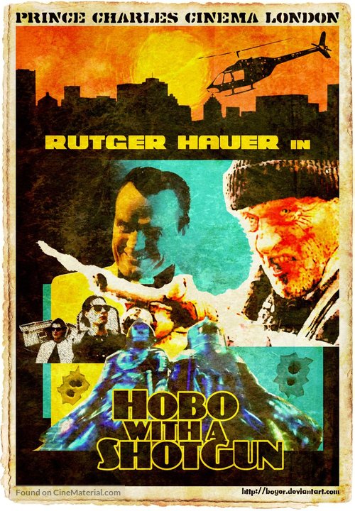 Hobo with a Shotgun - British Movie Poster
