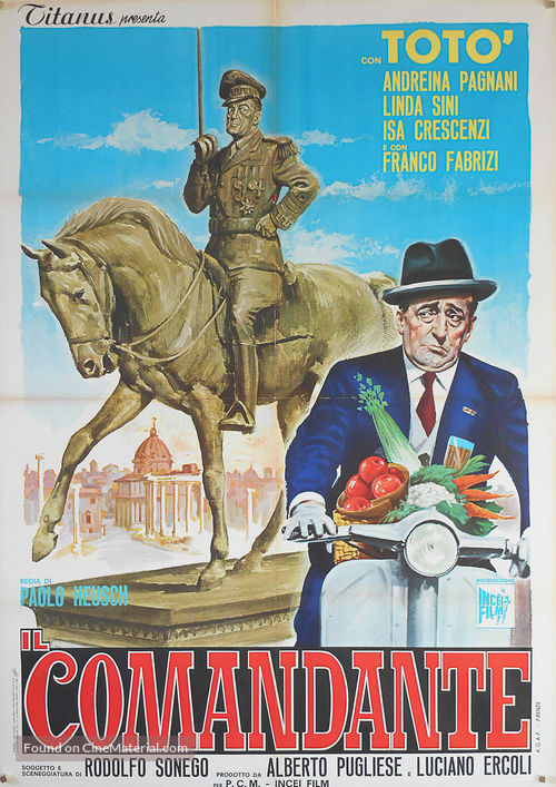 Il comandante - Italian Movie Poster