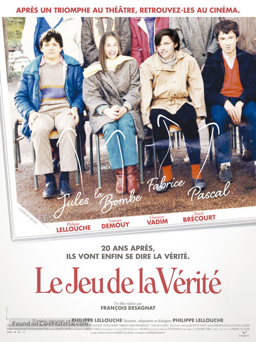 Le jeu de la v&eacute;rit&eacute; - French Movie Poster