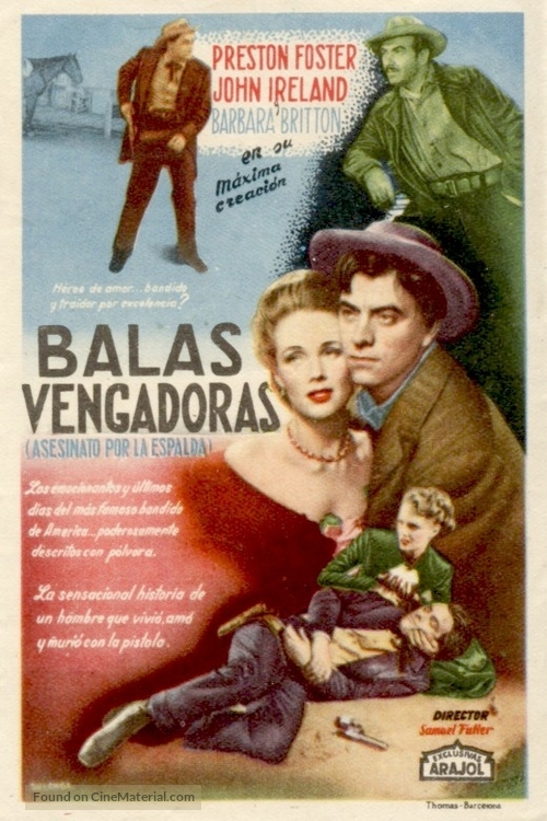 I Shot Jesse James - Spanish Movie Poster